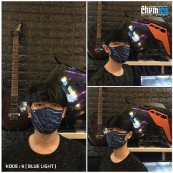 Masker Gaming Scuba Premium Blue Light